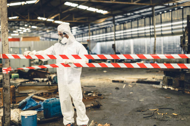 Professional Crime Scene Cleanup technician working in Hopewell, VA